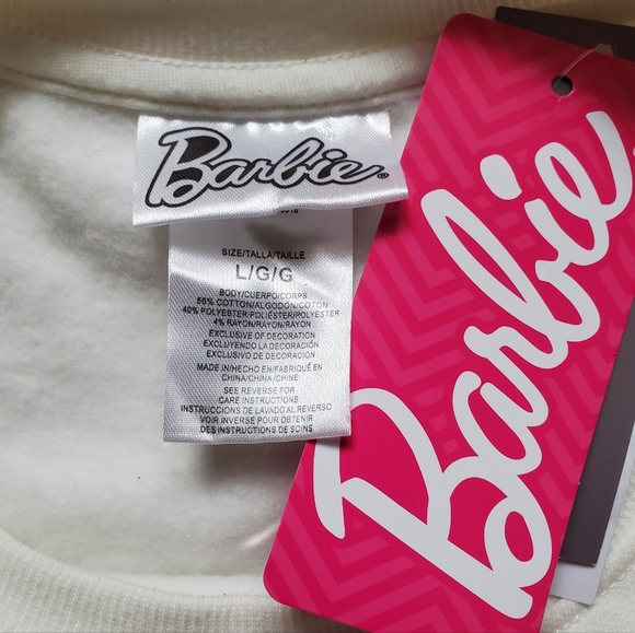Barbie NWT Women's Pullover Sweater Sz S & L - Picture 11 of 11